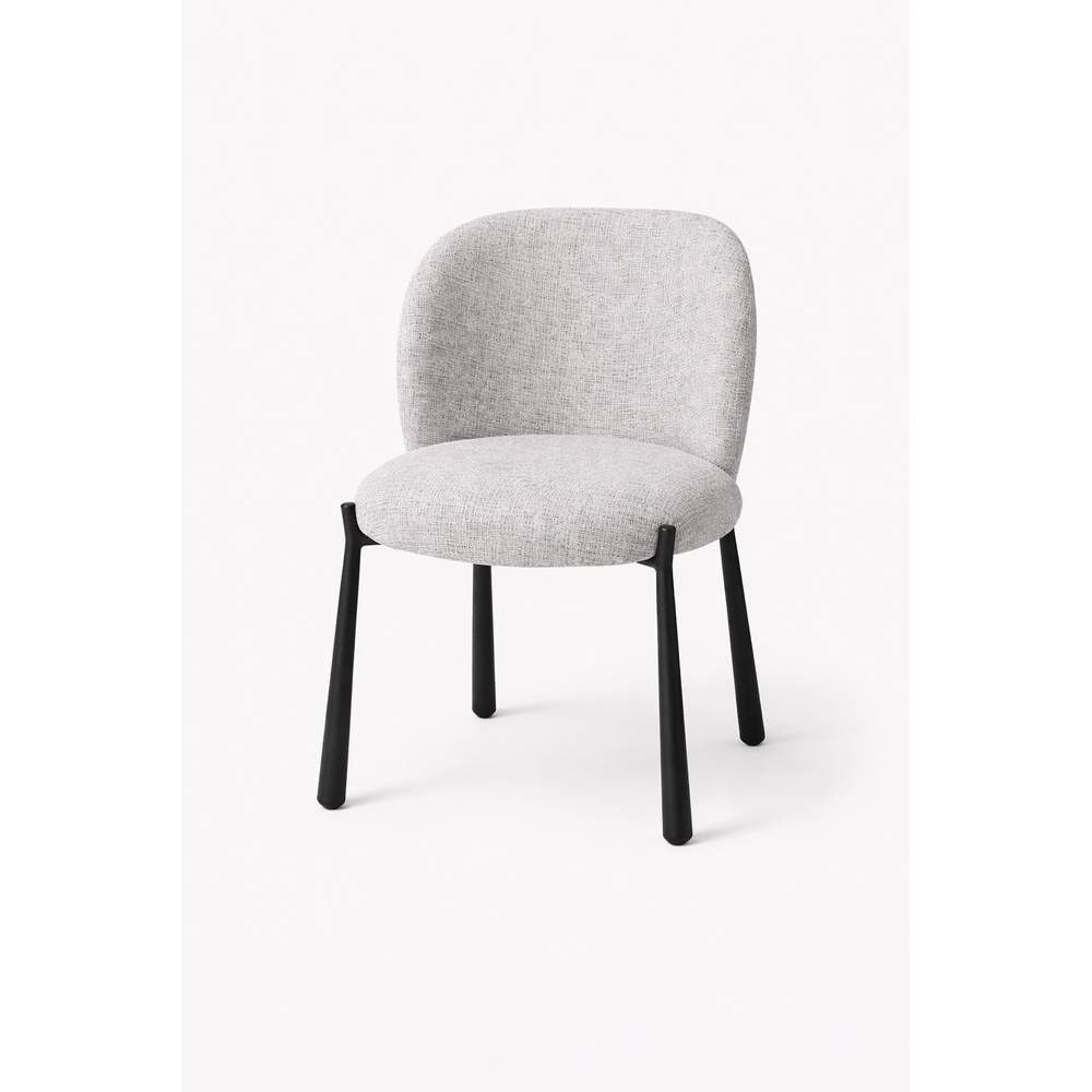 Arlo Dining Chair: Grey Linen